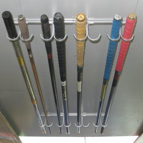 Fishing Rod Ceiling Rack Fishing Rod Rack Organizer Storage Cabin Garage 8-Rod