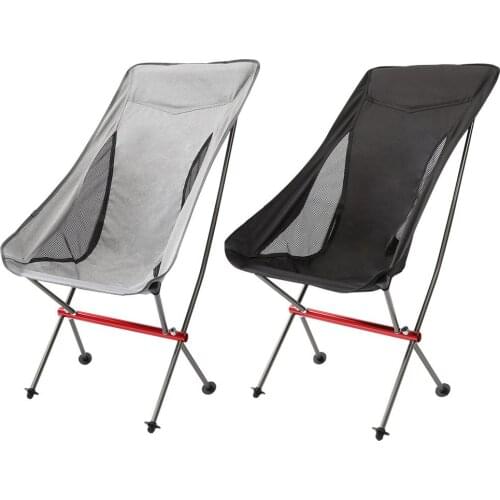 Ultra light folding fishing alongside chair for Heightening aluminum alloy portable beach camping fishing chair