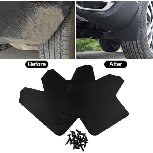 Universal Fender Mud Flaps For Car Pickup SUV Truck Snow Mudflaps Splash Guards Mudguards Dirty Traps Fender Flares Auto Parts