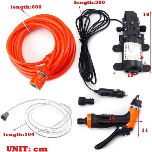 12V 100W 5.5L/Min Water Pump Stable High Pressure Diaphragm Water Pump Sprayer Car Wash 12 V Self Priming Water Pump