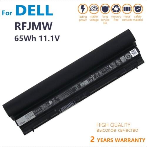 100% Genuine RFJMW 7FF1K Laptop Battery For DELL Latitude E6320 E6330 E6220 E6230 E6120 FRR0G KJ321 K4CP5 NEW original Batteria