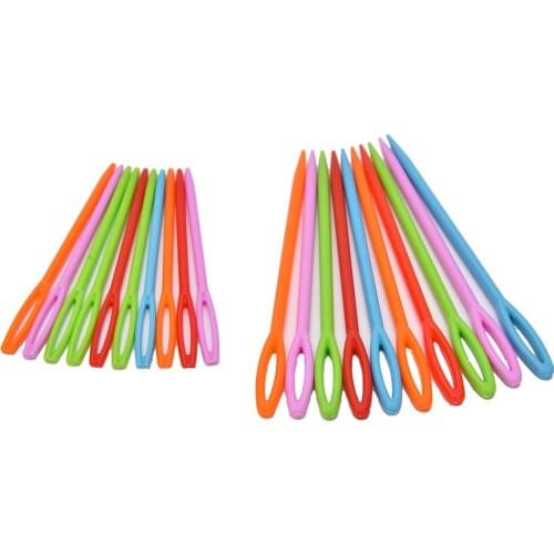 20pcs Cross Darning Stitchery Needles Large Eye Sewing Needles Plastic Wool Sewing Embroidery Tapestry Needles 7cm/9cm