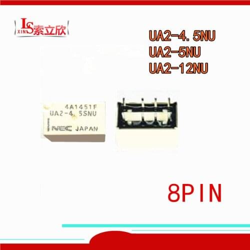5PCS 100%New signal relay UA2-5NU UA2-4.5NU UA2-12NU UA2-5NJ UA2-12NJ UA2 5NJ UA2 5NU UA2 12NJ 8PIN 4.5V 5V 12V 24V