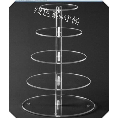 Acrylic Round Cupcake Stand 5 tiers acrylic cupcake stand