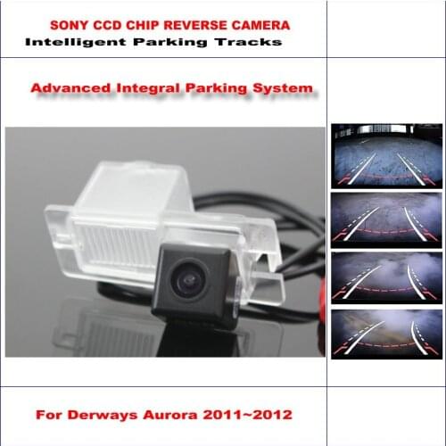 Car Rear Camera For Derways Aurora 2011-2012 Intelligent Parking Tracks Reverse Back NTSC RCA AUX HD SONY CAM
