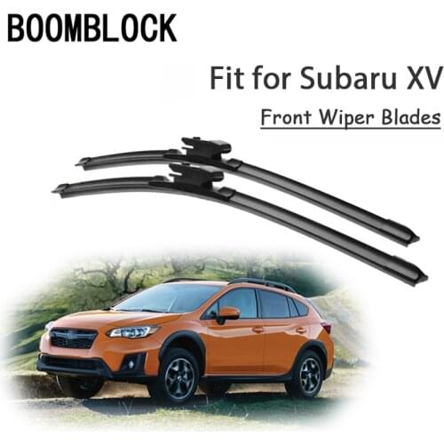 BOOMBLOCK 2PCS High Quality Front Windshield Wiper Blades For Subaru XV 2018 2017 2016 2015 2014-2011 Accessories