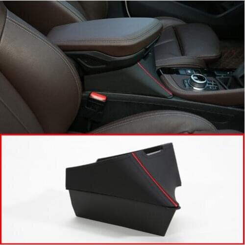 4 Styles Center Armrest Storage Box Container Tray For BMW X1 F48 2016-2019 X2 F47 2018 2019 Car Accessories Left Hand Drive