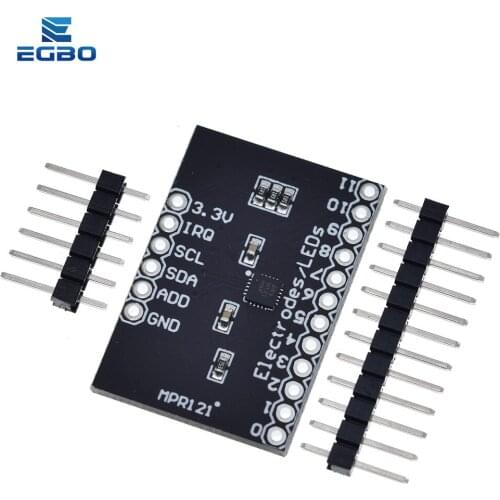 EGBO MPR121 Breakout V12 Capacitive Touch Sensor Controller Module I2C keyboard Development Board For Arduino