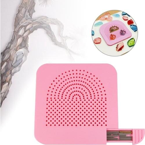 Quilter Grid Guide Paper Craft Tool+Stainless Steel Needles Plate Handmade Gift Satisfy The Various Works Of Making a Paper