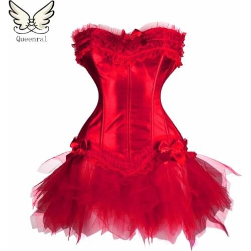 Waist trainer corsets Red black Sexy Gothic corsets Dress women corsets women shapers body intimates corsets and bustiers