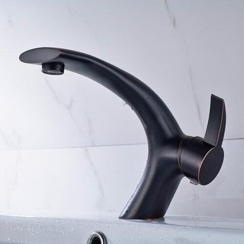 Kitchen Vidric Faucet modern creative washa design bathroom faucet gold mixer hot and cold water taps oil rubbed a faucet