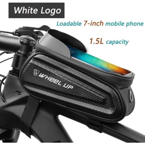 New Bike Bag Frame Front Top Tube Cycling Bag Waterproof 7-inch Phone Case Touchscreen Bag MTB Pack Bicycle Accessories