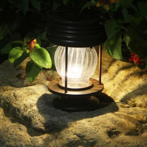 Outdoor Solar Powered LED Camping Emergency Light Handrail Lamp Garden Decor Outdoor