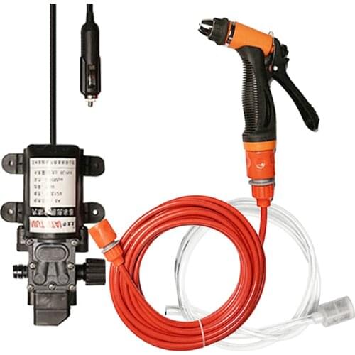 12V Car Washer Gun Pump High Pressure Auto Electric Outdoor Portable Washing Machine Cleaning Device For Car Wash