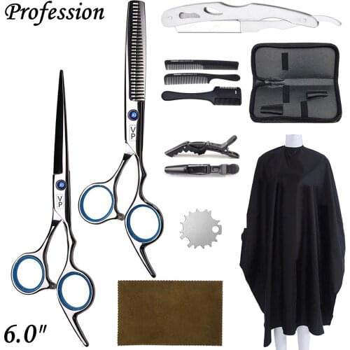 6 inch Professional Hairdressing Scissors Professional Haircut Scissors Suit Hairdressers scissors Salon hairdressing tools