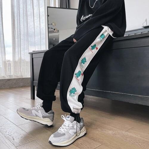 Spice Girls' sports pants womens loose Leggings show thin high waist and wide legs casual pants spring and autumn salt wear