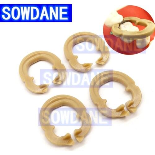 Dental Resin Matrix Clips Rubber Dam Clamps Autoclavable 134℃ Rubber Barrier Clamps Clips for Lower and Normal crown