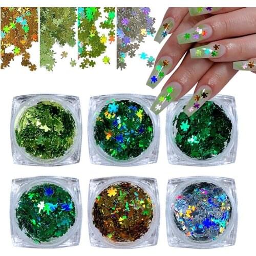 1 Set Festival Nail Slice Bright Lovely Colorful Shiny Precise Manicure Sequins for Women