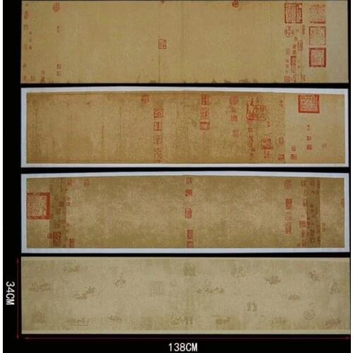 10sheets/lot Retro Half Ripe Batik Xuan Paper Chinese Calligraphy Special Rice Paper Calligraphy Creation Competition Paper