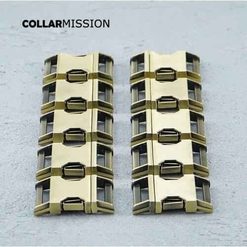 100pcs/lot Retailing metal side release Copper buckles durable hardware security lock dog collars accessory Zinc Alloy CK20QT