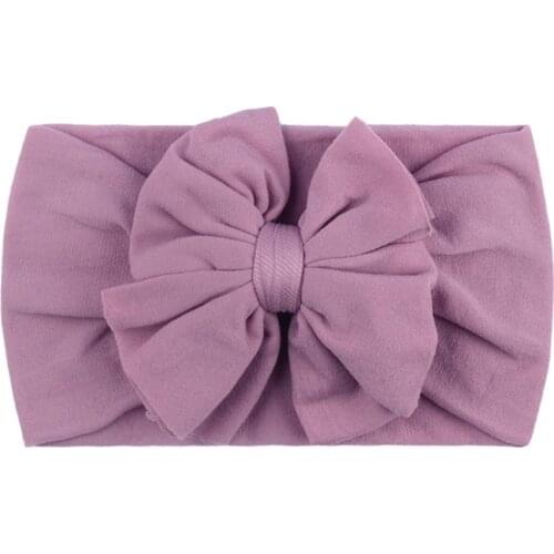 24pc/lot Top Selling Newborn Kids Solid Knot Bow Nylon Headbands,Baby Nylon Bows Head band,Children Girls Diy Hair Accessories