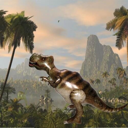 4D Standing Tyrannosaurus Rex Aluminum Film Balloon Birthday Party Decoration Kids Favorite Dinosaur Balloon Gift Shower Toy
