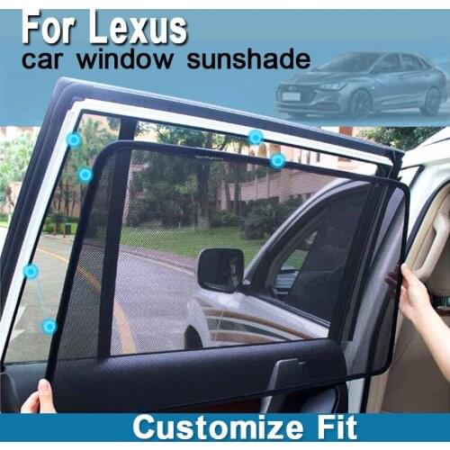 7Pcs Magnetic Car Front Side Window Sunshade For Lexus CT200 CT200H 5700 ES 300 350 240 300H 350H GS300 GS350 GX400 GX460