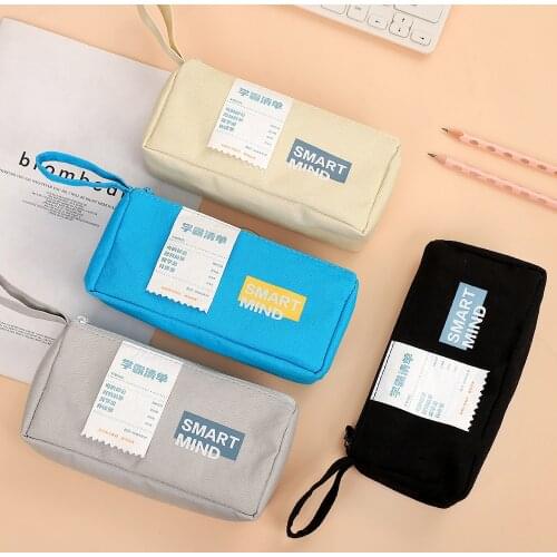 Large Capacity Pencil Case School Supplies Stationery Gift School Tools Pencilcase Back To School Presented