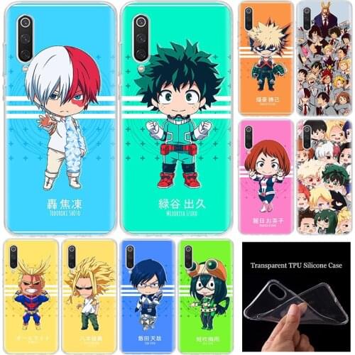 My Hero Academia Deku Bakugou Boku No Hero Academia Soft Silicone Phone Case For Xiaomi Redmi Note 9S 8T 9 8 7 6 6A 7A 8A 9A 4X