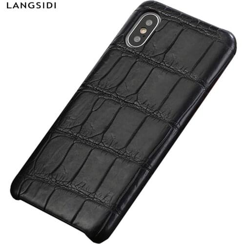 Genuine Crocodil Leather case for Iphone 11 Pro Max 12 Mini 12 x xs xr phone Cover for iphone 7 8 plus 5 5s 6 6s plus se 2020