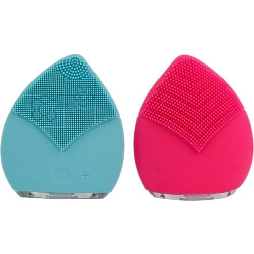 Electric Face Cleanser Silicone Cleansing Brush Vibrate Pore Clean Facial Massager Skin Mini Washing Massager Brush Rechargeable