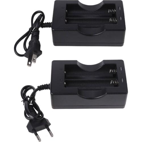 EU US 3.7V 18650 Battery Charger Adapter Power Supply 18650 Battery Charger Fast Lithium Batteries Pack 4.2V1A