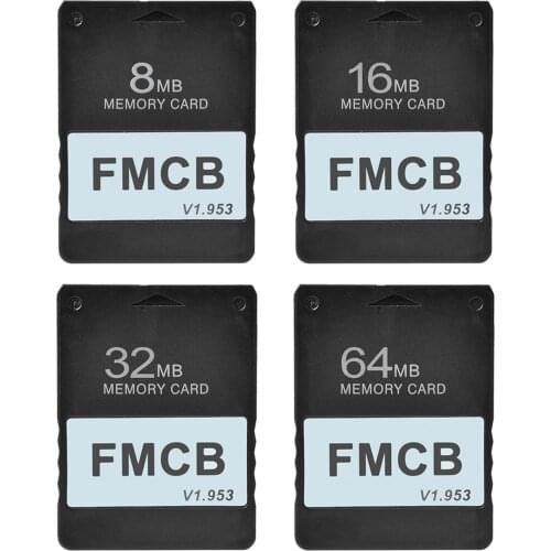 FMCB V1.953 Card Memory Card ForPS2 Playstation 2 Free McBoot Card 8MB 16MB 32MB 64MB High Speed Game Memory Card