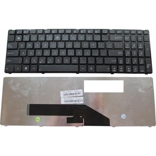 US For ASUS K50 K50IN K61 K50X K50A K50AB K50IJ K50ID Replace laptop keyboard Black New English