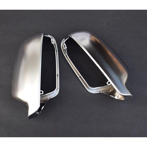 Matt Chrome Mirror Cover Rearview Side Mirror Cap S Line For Audi A3 A4 A5 B8.5 B8K 2011-2016 8F0857527B 8F0857528B