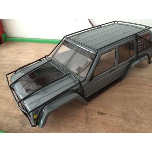 Metal Roll Cage/luggage Rack /Stair/Engine hood For 1/10 Scale Rock Cralwer AXIAL SCX10 AX90046/AX90047 2000 Jeep cherokee Body