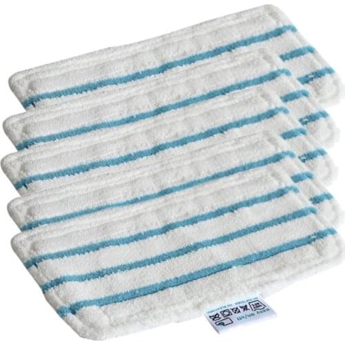Quality 5PCS Mop Pads for Black & Decker Steam Mop FSM1610 FSM1630 Washable and Reusable Replacement Mopping Cloth