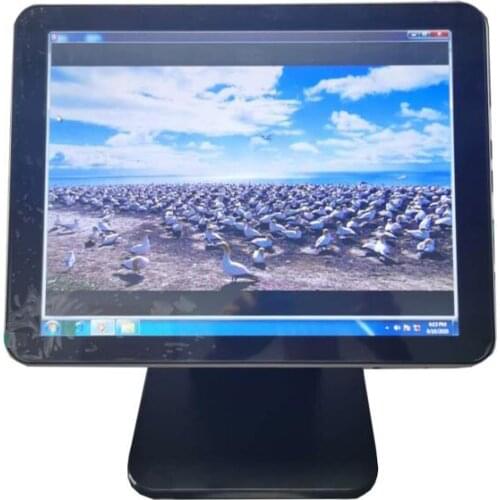 Newest model Touch POS System Terminal Machine 15'' Touch LCD Monitor Screen Cash Register