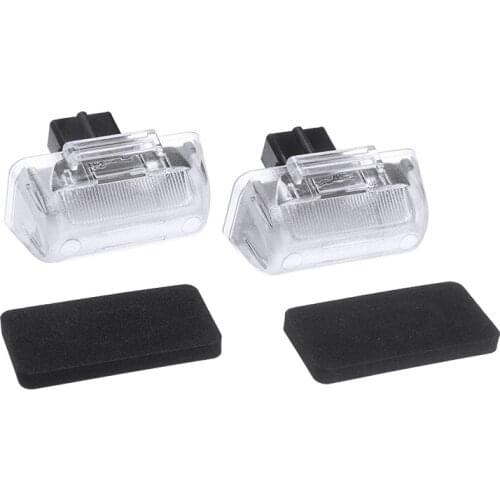 New 2pcs 12V 3W LED White Licence Number Plate Light Waterproof Fit For Ford Transit Tourneo Connect 1985-2014