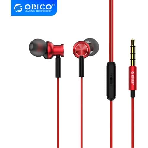 ORICO In-Ear Wired Earphone For Video Game Common Headphone Built-in Microphone Sports Music Earphones 1.2m Corde