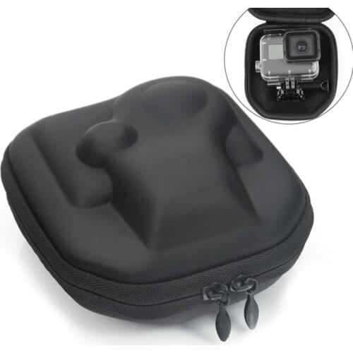 Protable Waterproof Mini Box Camera Case for Gopro Hero 8 7 6 5 4 3 Session SJCAM SJ4000 Yi 4K 2 h8r H9 Case GoPro Accessories