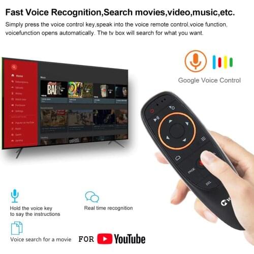 G10s g10 2.4GHZ fly Air Mouse airmouse 6-axis Gyroscope Gyro Smart Remote Control For xiaomi mi box 3 s htv box 5 Samsung LG TV