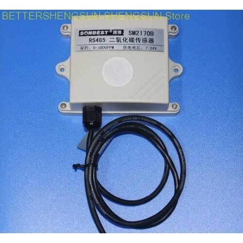RS485 carbon dioxide sensor CO2 transmitter Built in MH-Z14 Voltage and current outputs are optional