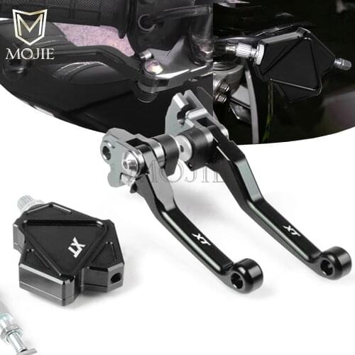 For YAMAHA XT225 XT250 XT250X XT 225 250 X 250X Motocross CNC Pivot Brake Stunt Clutch Lever Easy Pull Cable System Motorcycle