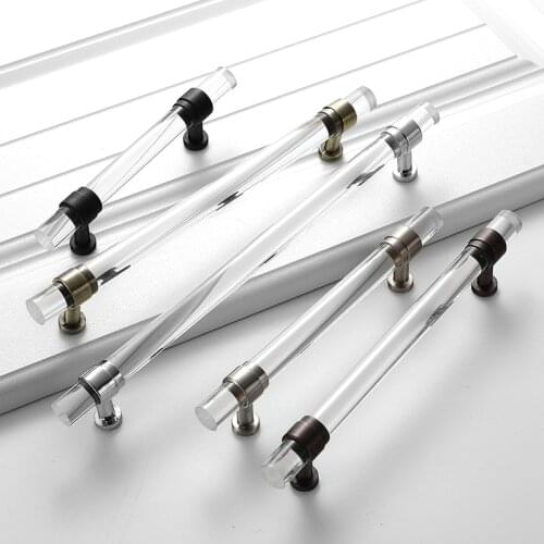 Modern Crystal Knob and Handle Shoe Closet Cupboards Kitchen Door Window Dresser Drawer Bedroom Cabinet Furniture Component