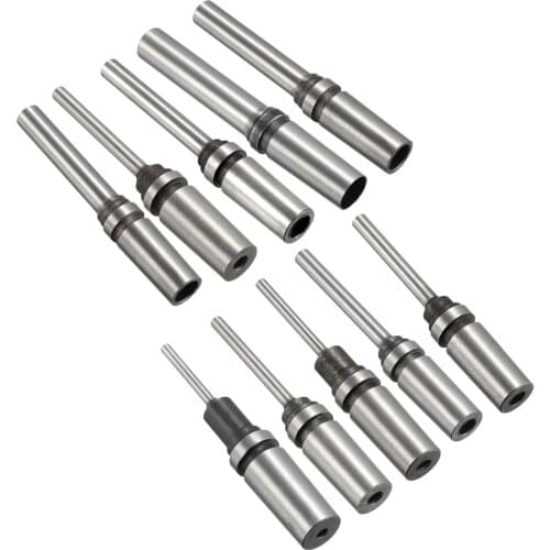 Uxcell 2Pcs Hollow Plastic Paper Drill Press Bit for Taper Shank Punch Punching Machine non Abrasive or Metallic Material