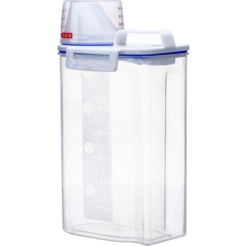 Moisture-proof Dog Food Box Sealed Storage Bucket Dog Feeders Sealed Box Pet Cat Food Container Storage Tank With Measuring Cup