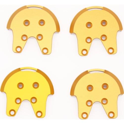 4 Pcs Motor Mount Base Protector Guard Cover Aluminum Reinforcement Plate Tools for DJI Phantom 2 3 Drones