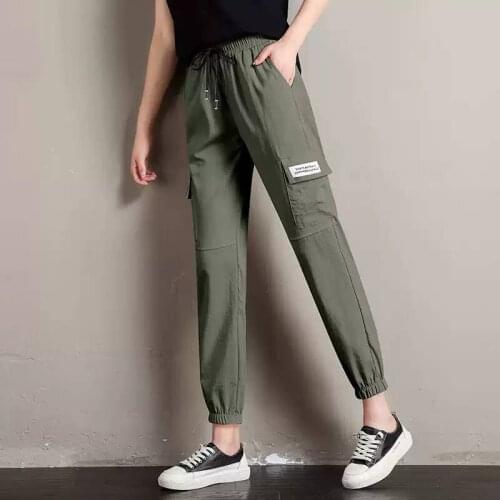 Women High Waist Fashion pant Elegant Hip hop Vogue Pant Ladies pantalon femme harajuku Trousers streetwear dames kleding