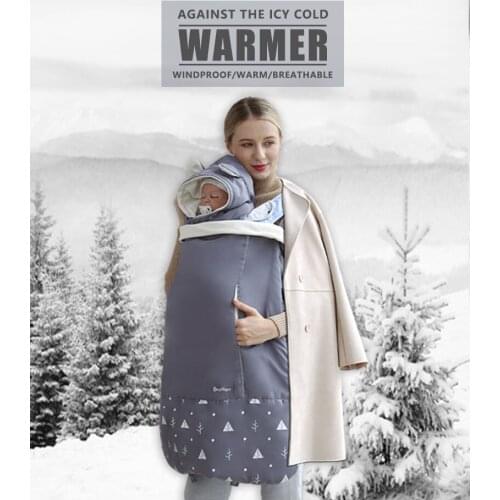 Winter Windproof baby drapery cape Outdoors Sleeping Bag warm blanket Childrens waist stool sling cloak thickened Swaddling